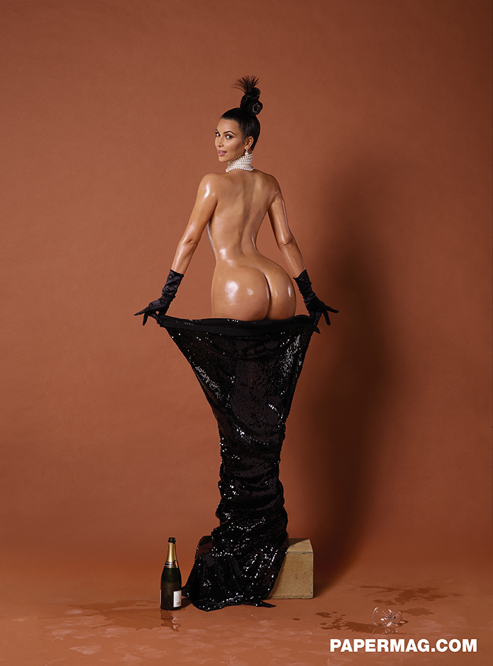 Kim Kardashians Nude Ass 14