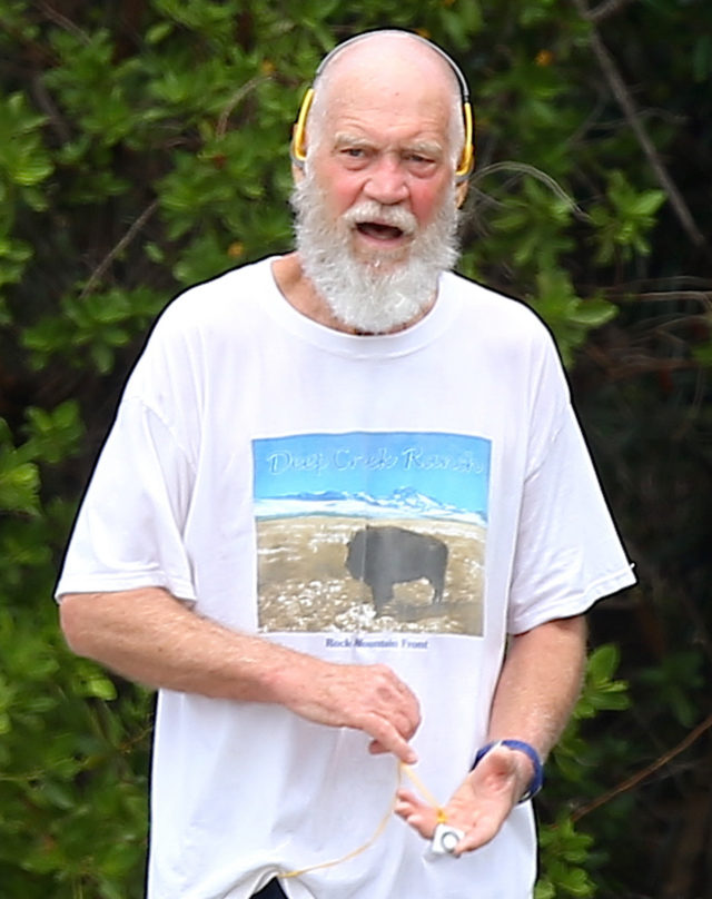 52005218 Former talk show host David Letterman is seen running in St Barts, on March 25 2016. The family is enjoying a vacation in the popular celebrity getaway.  ***USA, CANADA, SOUTH AMERICA, AUSTRALIA, JAPAN, CHINA, GREECE, ROMANIA, SOUTH AFRICA - ONLY*** FameFlynet, Inc - Beverly Hills, CA, USA - +1 (310) 505-9876 RESTRICTIONS APPLY: SEE CAPTION FOR RESTRICTIONS